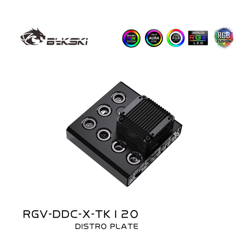 Bykski pelat Distro akrilik/pa - Distro Plate Ddc Pump Combo ulasan dan harga