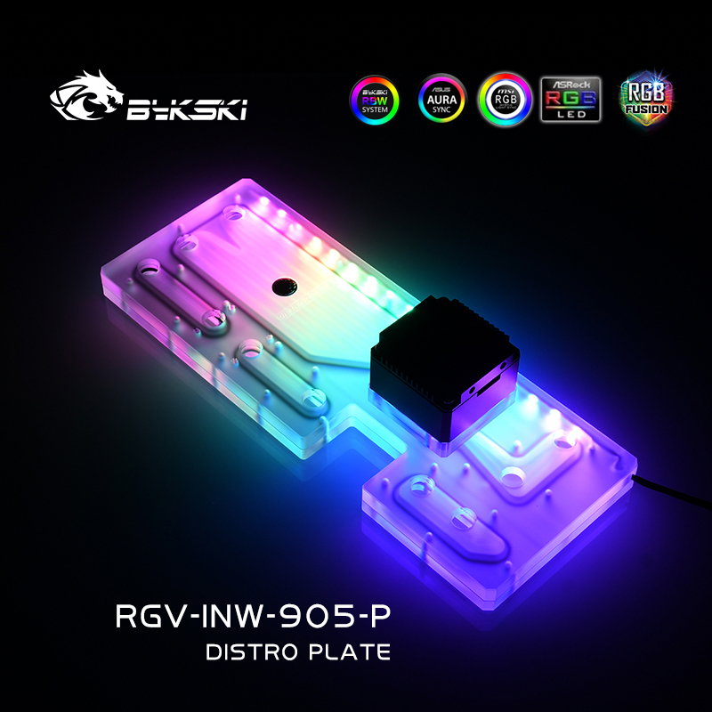 Bykski RGV-INW-905-P Pelat Dis - Distro Plate Ddc Pump Combo ulasan dan harga